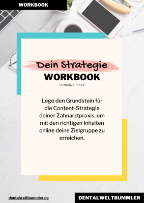 Instagram Strategie Zahnarztpraxis Workbook